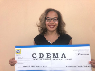 CDEMA receives donation from the Caribbean Credit Union Movement to support logistical operations in response to COVID-19