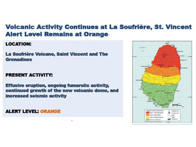 CDEMA Situation Report #6 - Effusive Eruption at La Soufriere Volcano, St. Vincent as of 8:00 pm (AST) on February 22nd, 2021