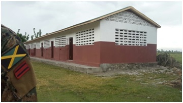 AFTER: CARICOM’s rehabilitation of the Ecole Nationale De Sicard de Pelerin School in Les Cayes post Hurricane Matthew