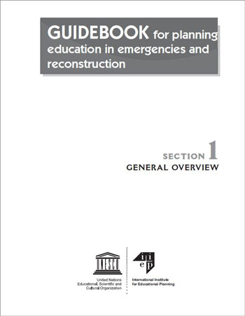 Guidebook for Planning Education in Emergencies & Reconstruction