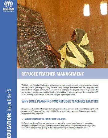 Refugee Teacher Management