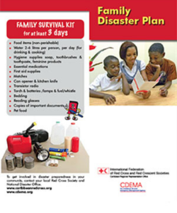 Family Disaster Plan – CDEMA and Red Cross