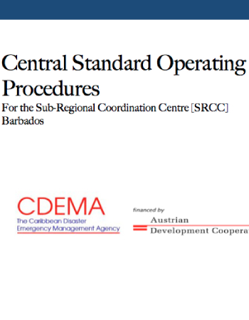 Central Standard Operating Procedures for the Sub-Regional Coordinating Center