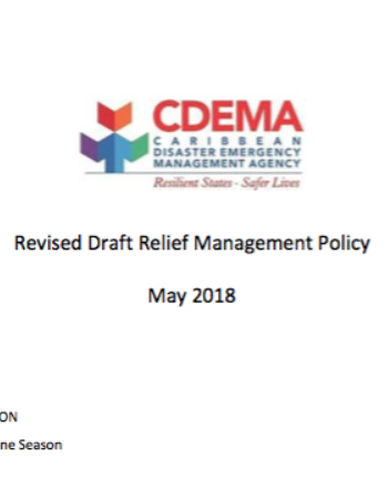 Revised Draft Relief Management Policy