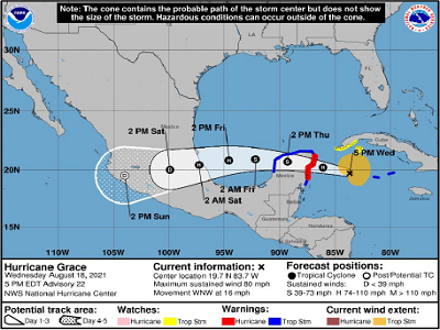 SITUATION REPORT #1 - HURRICANE GRACE