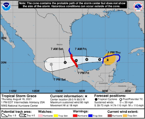 SITUATION REPORT #2 - TROPICAL STORM GRACE