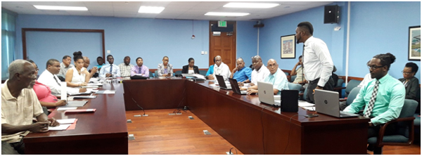 Participants in the Validation Workshop for Saint Lucia’s Multi-Hazard Early Warning System (MHEWS) Gap Analysis and the Development of the National Roadmap
