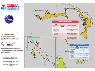 CDEMA Situation Report #18 - Major Hurricane Dorian as of 5:00PM (AST) on September 27th, 2019