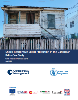 Shock Responsive Social Protection in the Carib - Belize Case Study - WFP 2020