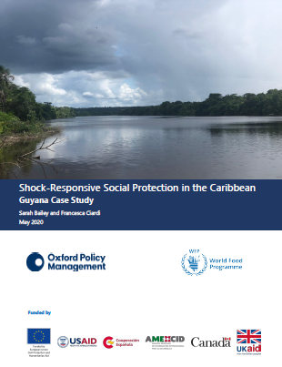Shock Responsive Social Protection in the Carib - Guyana Case Study - WFP 2020