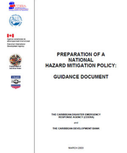 Preparation of a National Hazard Mitigation Policy: Guidance Document