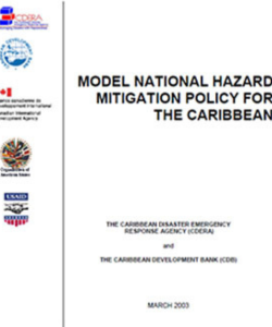 Model National Hazard Mitigation Policy for the Caribbean
