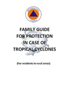 Brochure Family guide for protection in case of tropical cyclones in rural areas