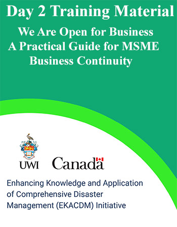 Day 2 Training Material - We Are Open for Business A Practical Guide for MSME Business Continuity